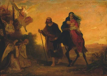 La fuite en Égypte, 1862